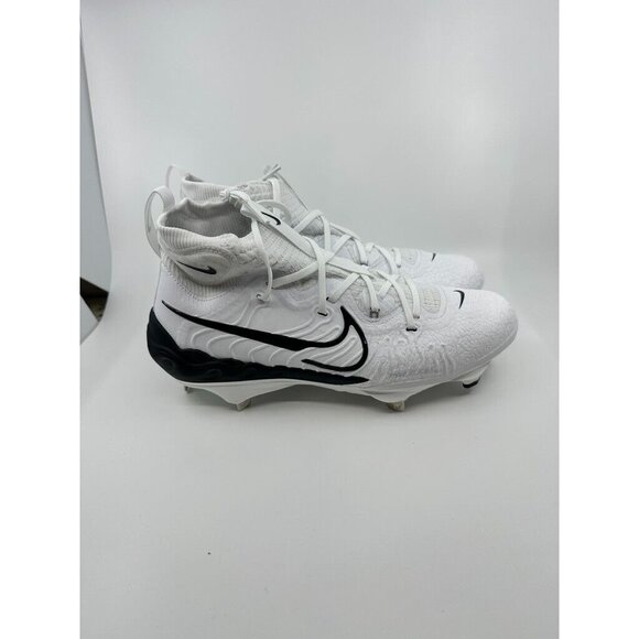 Nike Alpha Huarache NXT Baseball Cleats Metal White DJ6517-101 Men's Size 10 - Picture 5 of 6